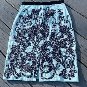 Lace Fable skirt monlenette soeures Anthropologie